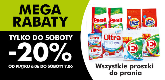 Mega Rabaty - oferta od piątku 6.06 do soboty 7.06