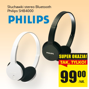 Słuchawki stereo Bluetooth