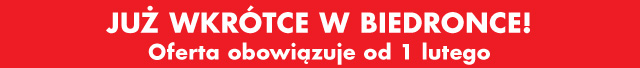 Już wkrótce w Biedronce. Oferta obowiązuje od 1 lutego