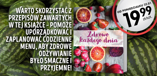 Książki kulinarne za 19,99 zł
