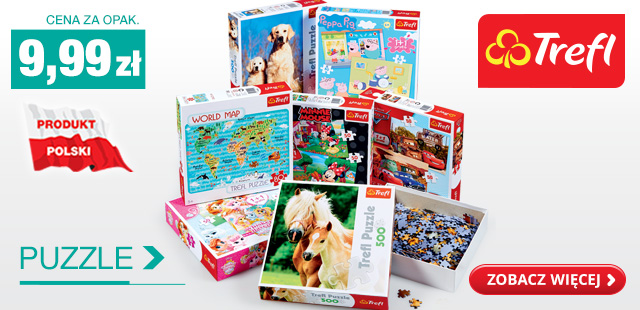 Puzzle za 9,99 zł/opak.
