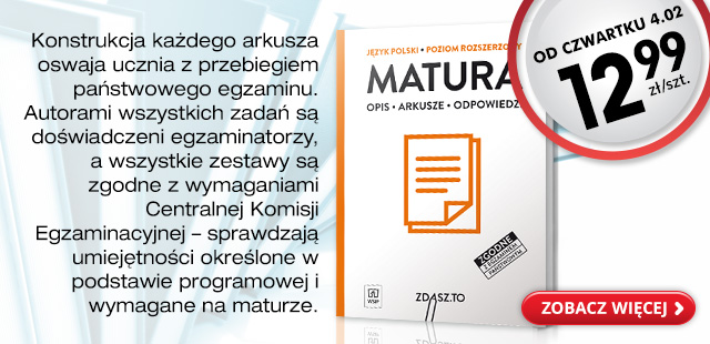 Arkusze egzaminacyjne za 12,99 zł/szt.
