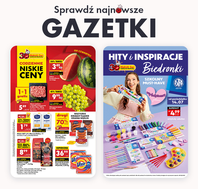 Sprawdź najnowsze gazetki!